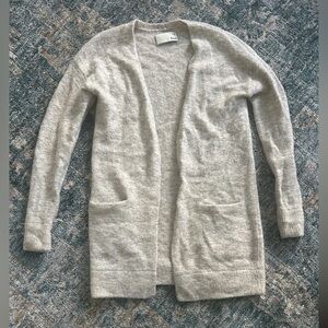 Aritizia Wilfred Free Cozy Cream Cardigan Sweater